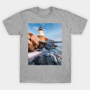 Castle Hill Lighthouse at Sunset, Rhode Island T-Shirt